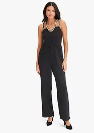 Jumpsuit met detail van strass, bonprix