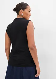 Top van elastische katoenmix, bonprix