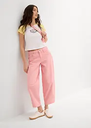 Twill broek van katoen met stretch, bonprix