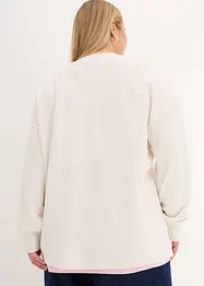 Oversized longsleeve van katoenmix, bonprix