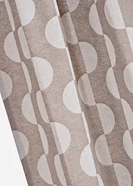 Gordijn van bioloigisch katoen met een grafisch motief (1 stuk), bonprix