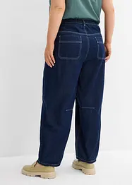 Balloon jeans high waist, super zacht, cropped, bonprix