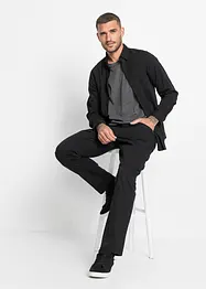 Regular fit twill broek van katoen, straight, bonprix