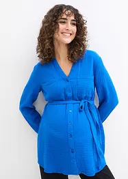 Zwangerschaps-/voedingsblouse van katoen mousseline, bonprix