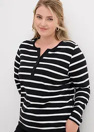 Henley shirt van biologisch katoen, bonprix