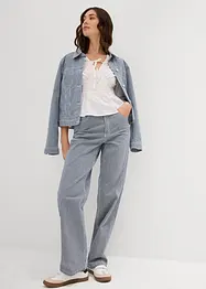 Blouse met plooitjes en elastische naden, bonprix