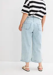 Wide Leg Jeans High Waist, cropped, bonprix