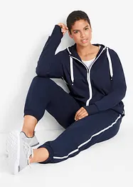 Stretch sweatvest met katoen, bonprix