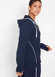 Stretch sweatvest met katoen, bonprix