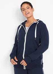 Stretch sweatvest met katoen, bonprix