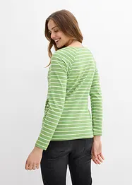 Zwangerschapsshirt / voedingsshirt van katoen met drukknopen, bonprix