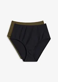 High waist bikinibroekje (set van 2), bonprix