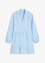 Korte strokenjurk van mousseline, bonprix