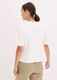 Shirt met kanten mouwen, bonprix