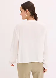 Blouse met broderie anglaise, bonprix