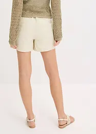 Twill short met ceintuur, bonprix