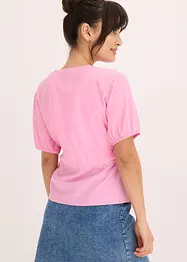 Blouse met strikjes, bonprix