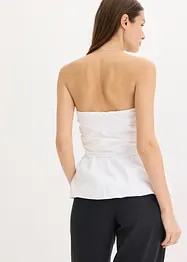 Blouse zonder mouwen met ballonzoom, bonprix