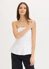 Blouse zonder mouwen met ballonzoom, bonprix
