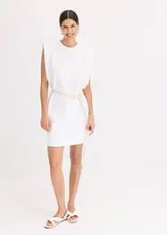Mini jurk met oversized schouders, bonprix