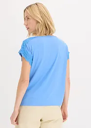 Shirt met crochet-kant, bonprix