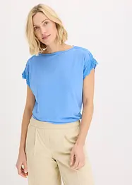 Shirt met crochet-kant, bonprix