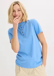 Katoenen shirt met ruches, bonprix