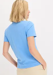 Katoenen shirt met ruches, bonprix