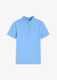 Katoenen shirt met ruches, bonprix