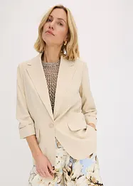 Casual blazer van viscose met 3/4 mouwen, bonprix