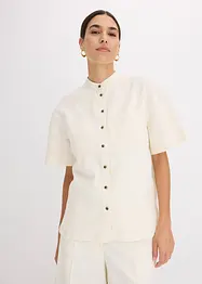 Overhemdblouse in een fijne viscosemix, bonprix