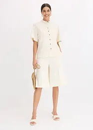 Overhemdblouse in een fijne viscosemix, bonprix