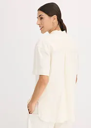 Overhemdblouse in een fijne viscosemix, bonprix