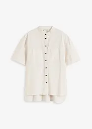 Overhemdblouse in een fijne viscosemix, bonprix