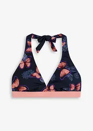 Halter bikinitop met gerecycled polyamide, bonprix