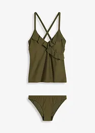 Tankini met volant (2-dlg. set), bonprix
