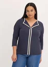 Shirt met contrasterende boorden, bonprix
