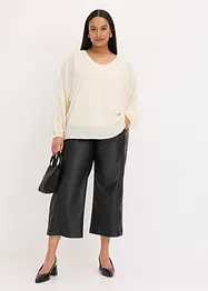 Chiffon tuniek met strass, bonprix