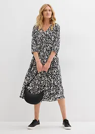 Midi jurk van vloeiende viscose, bonprix