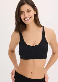 Feel Comfort lasercut T-shirt bh zonder beugels met gewatteerde cups, bonprix