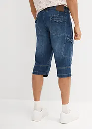 Lichte jeans cargo bermuda, relaxed fit, bonprix
