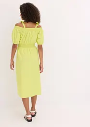 Off shoulder jurk van biologisch katoen, bonprix