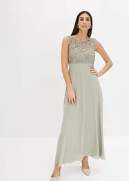 Maxi galajurk met kant, bonprix