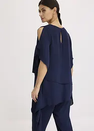 Puntig toelopende blouse in layerlook, bonprix