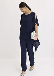 Puntig toelopende blouse in layerlook, bonprix