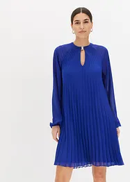 Mini jurk van fijn chiffon met plissé, bonprix