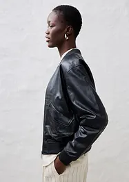 Leren blouson van lamsnappa, bonprix