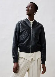 Leren blouson van lamsnappa, bonprix
