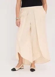 Broek cropped met split, bonprix