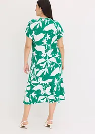 Midi jurk met kapmouwen, bonprix